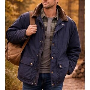 Cabelas Mens Gore-Tex Outdoor Rugged Barn Chore Coat Jacket XL Tall Utility